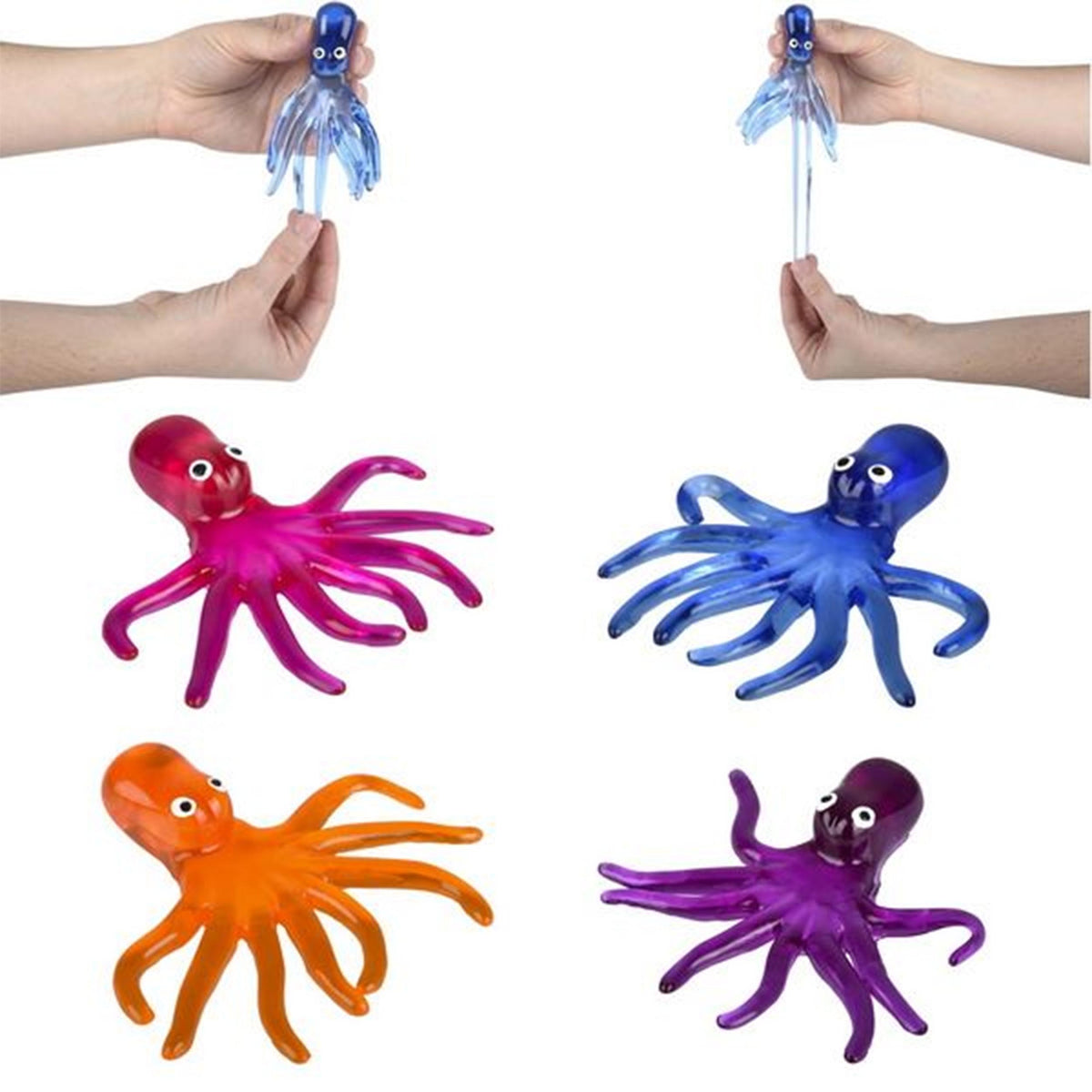 Stretch Sticky Octopus kids toys In Bulk- Assorted