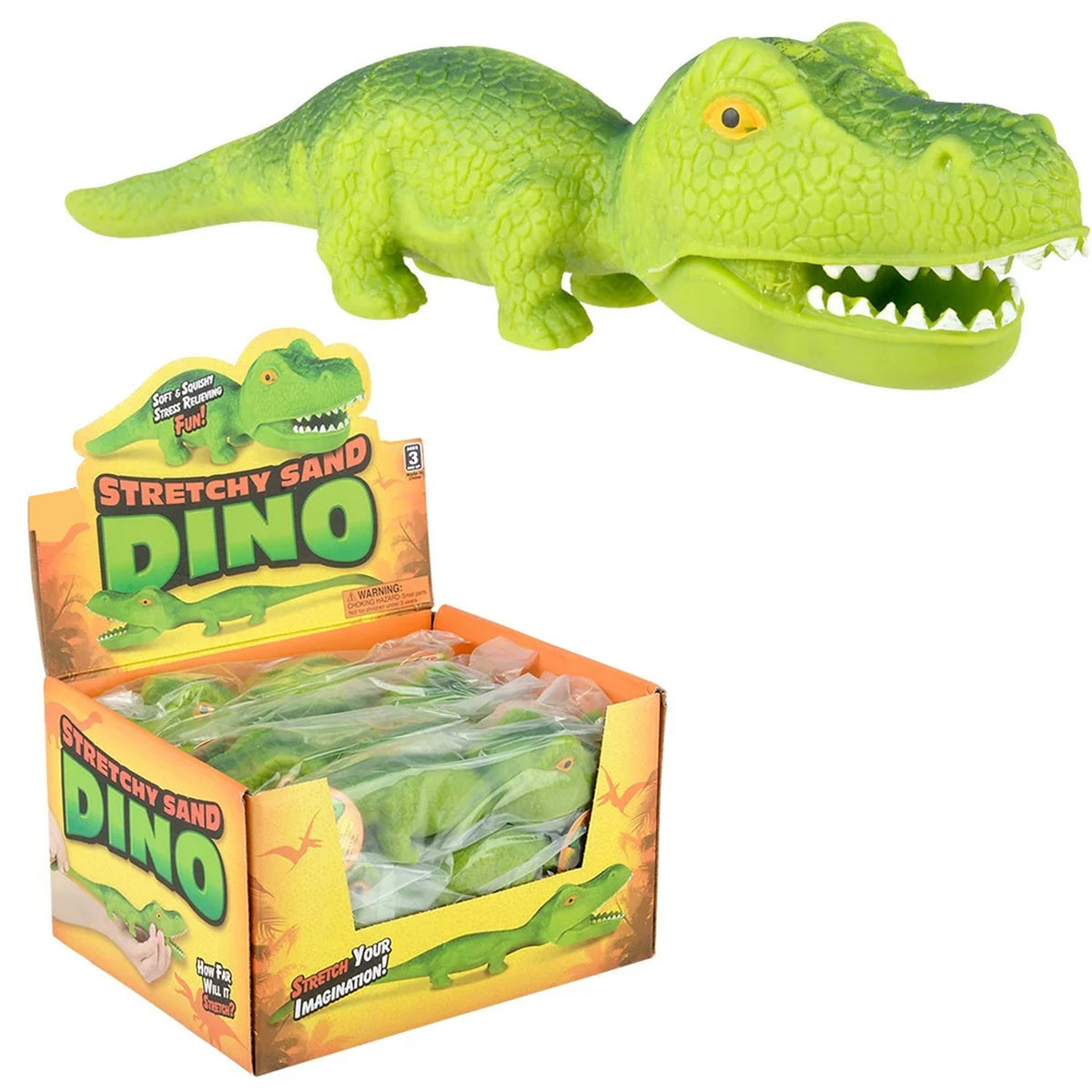 Dinosaur Stretchy Fidget Kids Toys in Bulk