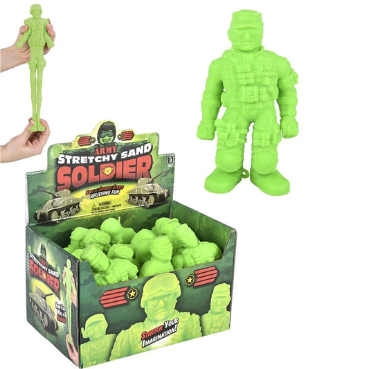 Stretchy Sand Soldier Kids Toy In Bulk