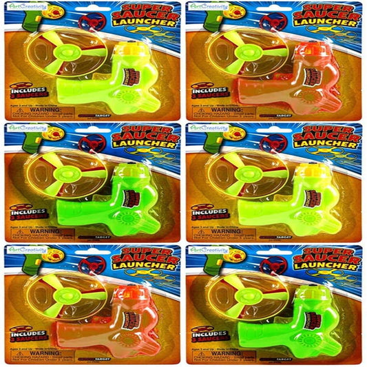 Super Saucer Launcher kids Toys In Bulk- Assorted