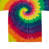 Smooth Rainbow Tie-Dyed Short Sleeve T-Shirt - Vibrant and Stylish (Sold By The Piece)