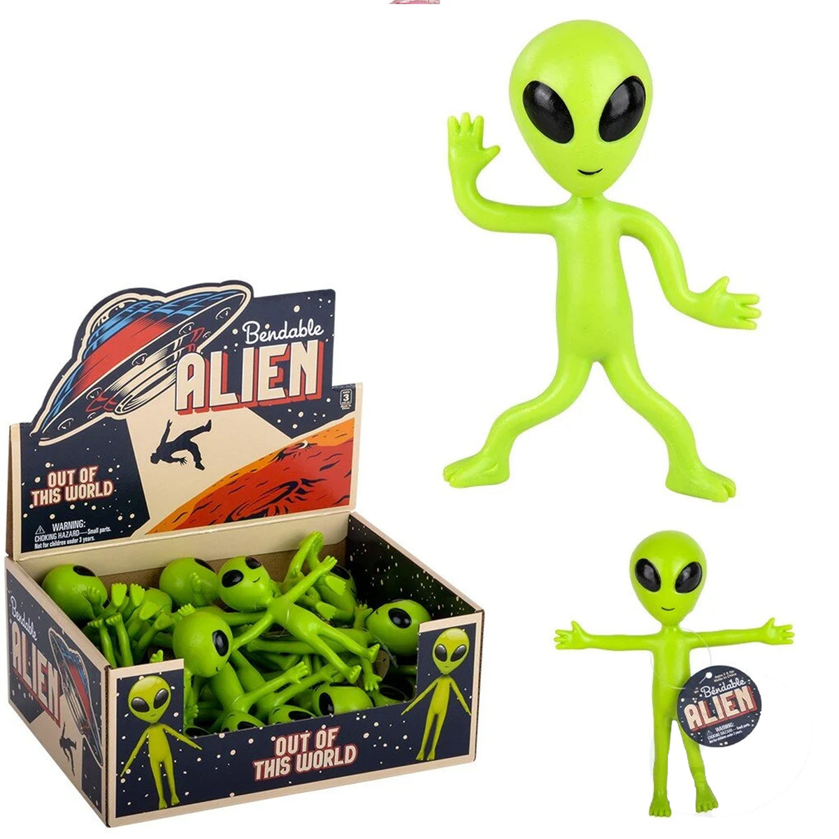 Bendable Alien kids Toy in Bulk