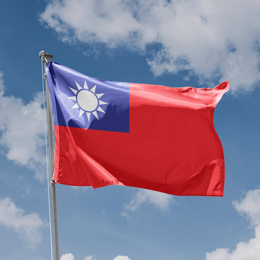 Wholesale Premium Quality & Beautiful Taiwan 2x3 Foot Flag - Show Your Taiwanese Pride (Sold By Piece)