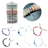 Braided Drawstring Bracelets Bulk - Assorted