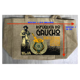 Gaucho Yerba Mate Burlap Tote Bag - Stylish and Eco-Friendly Companion (Sold By Piece)