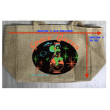 New Space Queen Marijuana Burlap Tote Bag - Stylish and Eco-Friendly  (Sold By Piece)