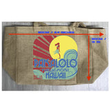 New Hawaiian Kona Gold Marijuana Burlap Tote Bag - Tropical Vibes with Style (Sold By Piece)