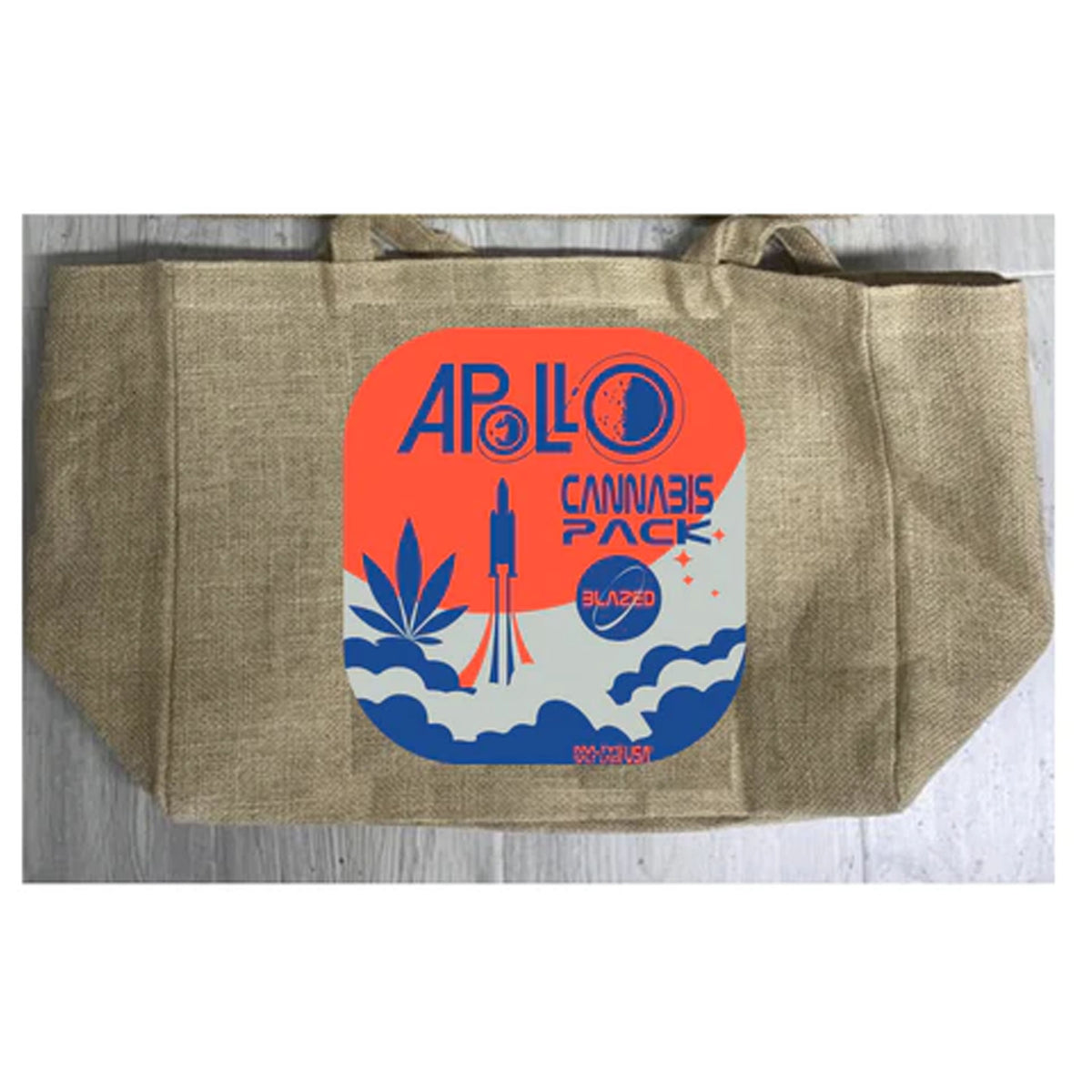 New Apollo Cannabis Pack Burlap Tote Bag - Stylish and Eco-Friendly (Sold By Piece)