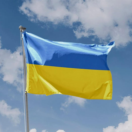 Ukraine Country 3' x 5' Flag - Display Your Patriotism with Pride (Sold By Piece)