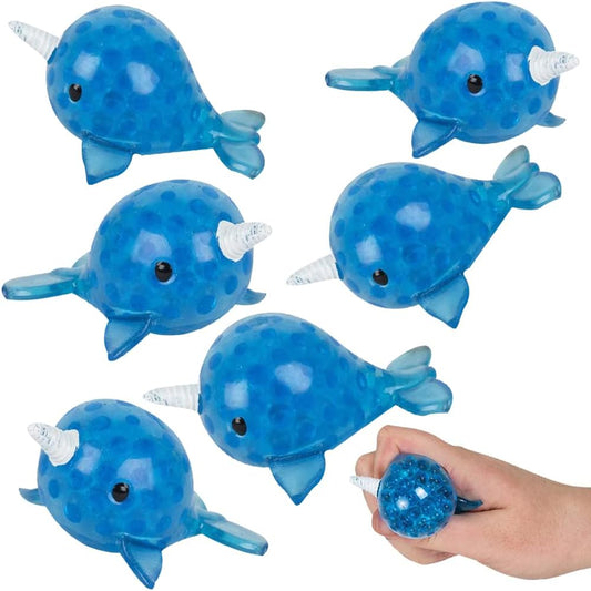 Squeezy Bead Narwhal For Kids In Bulk