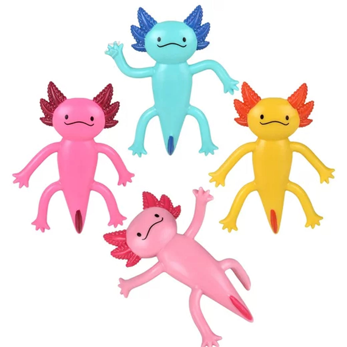 Bendable Axolotl For Kids In Bulk- Assorted