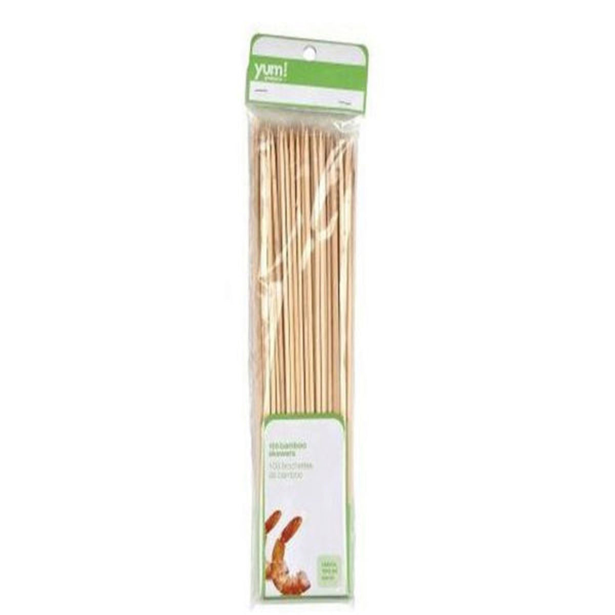 Enhance Your Culinary Creations with Yum! 100 Count Bamboo Skewers Perfect for Kabobs and Appetizers MOQ -12