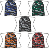 Wholesale Camo Drawstring Sports Pack- Assorted