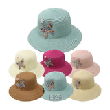 Wholesale Girls Summer Straw Hats- Assorted