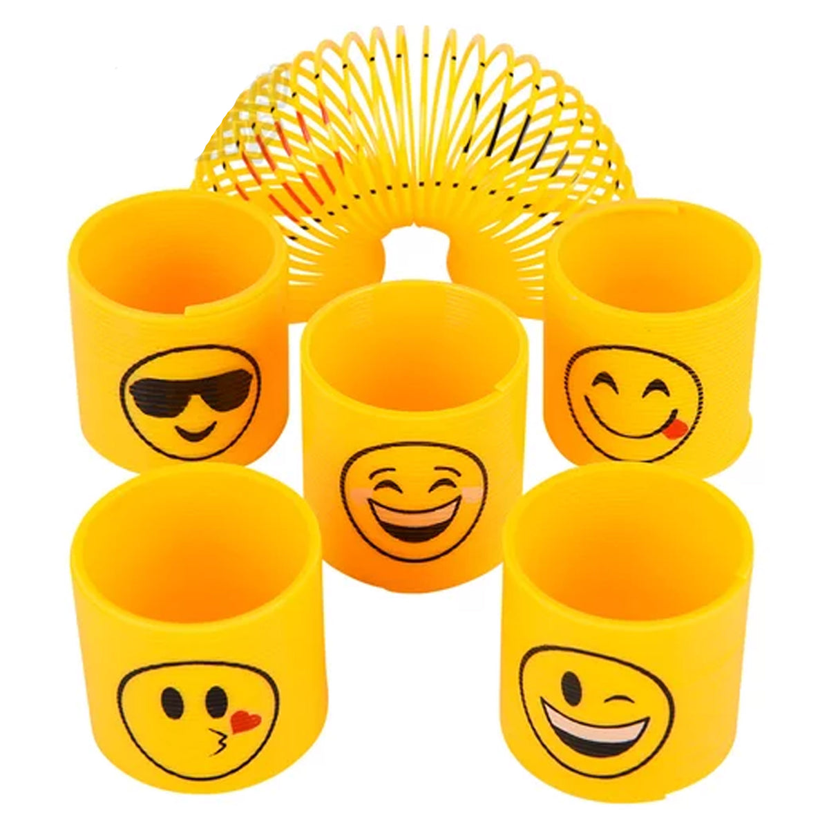 Wholesale  Emoticon Print Coil Spring kids Toys