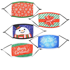 Christmas Holiday Children Face Mask- Assorted