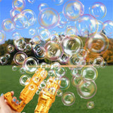 Wholesale Fun Bubble Gun 7.7" Handheld Bubble Gun Toy ( sold by the piece)