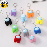 Tooth Shape Soft Plush Stuffed Keychain - Assorted Colors