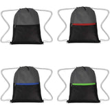 Triad  Waterproof Drawstring Bag In Bulk- Assorted