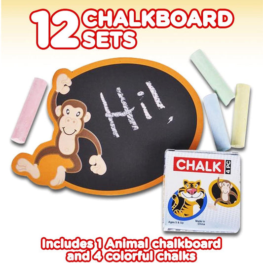 Zoo Animal Chalkboard Sets Kids Toys- Assorted