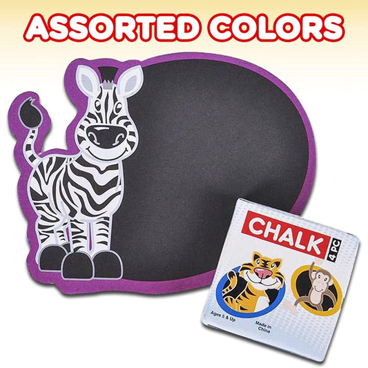 Zoo Animal Chalkboard Sets Kids Toys- Assorted