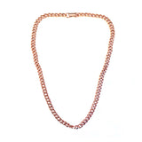 Wholesale1.4" Wide Cuban Pure Copper Link Necklace Suitable for Men and Women (sold by the piece )