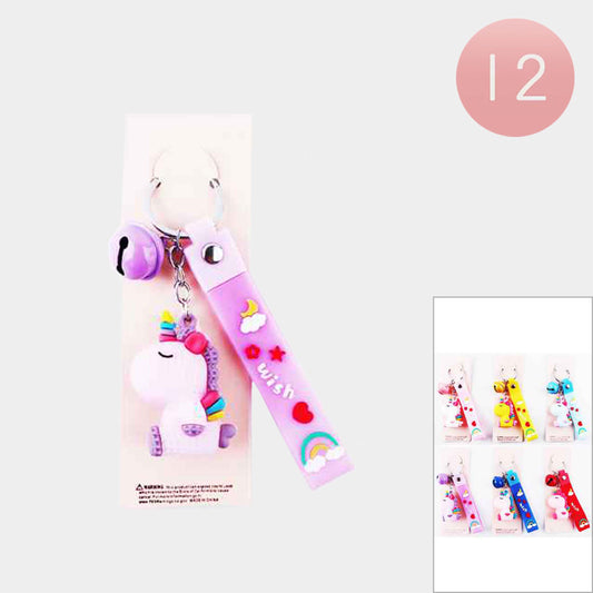 Wish Message Unicorn Keychains (1 Dozen=$14.99)