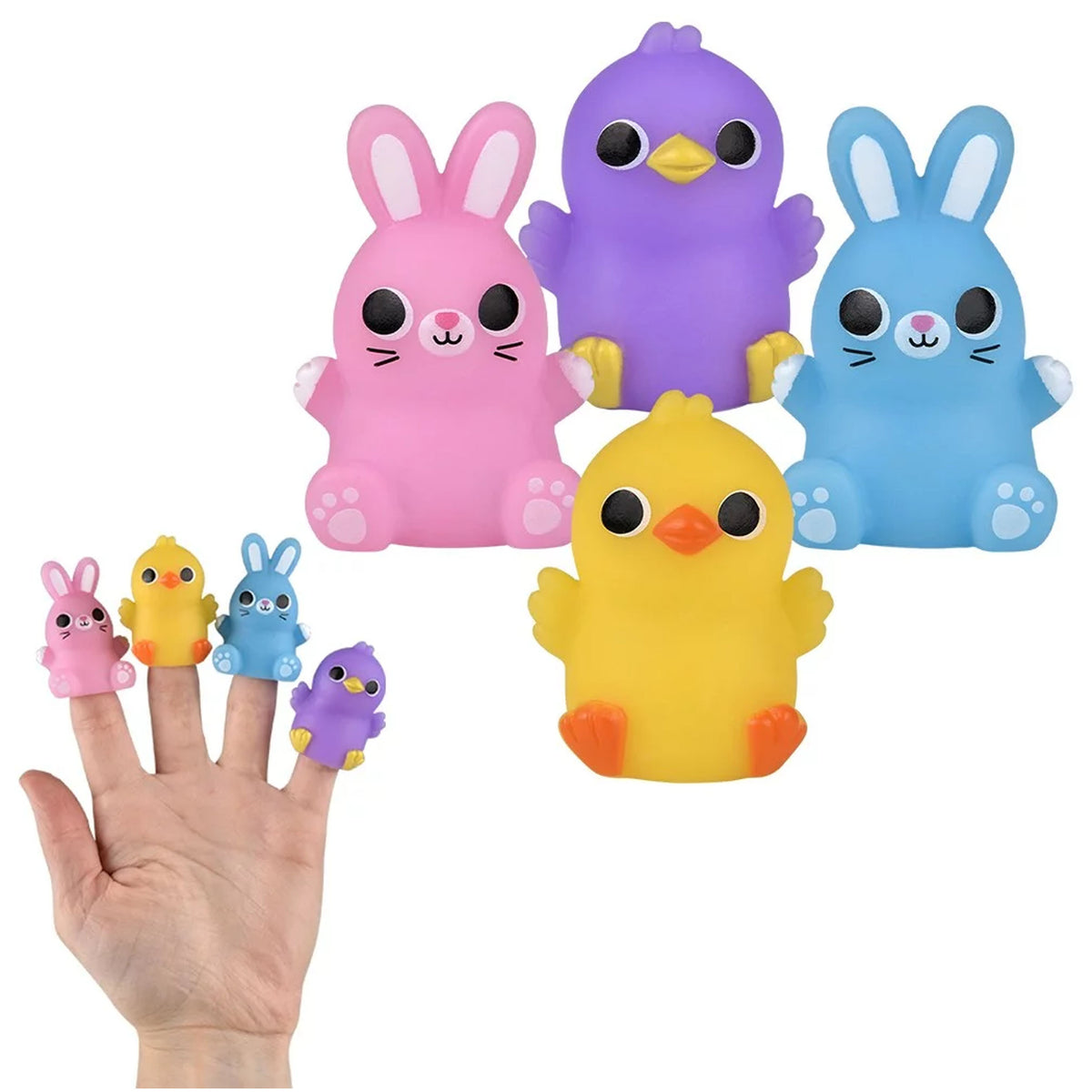 Hand Finger Puppets Kids Toy In Bulk - Assorted