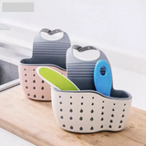 1007GG 1Pcs Kitchen Accessories Utensils Organizer Adjustable Snap Sink Soap Sponge Holder Kitchen Hanging Drain Basket Kitchen Gadgets