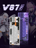 Mechanical Keyboard Three Mode Hot Swap Dynamic RGB Gaming Keyboard