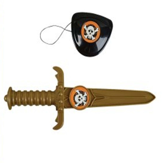 Pirate Dagger with Eye Patch For Kids In Bulk