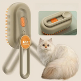 2307GP Pet Steam Brush Cat Dog Cleaning Steamy Spray Massage Beauty Comb 3 In 1 Hair Removal Grooming Supplies Pets Accessories