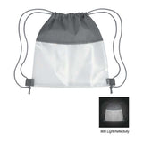 Reflective Drawstring Bag In Bulk- Assorted