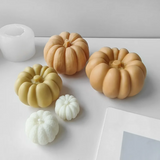 1009BA 3D Pumpkin Silicone Mold DIY Aroma Candle Plaster Ornaments Mould Homemade Candy Chocolate Molds Halloween Decoration