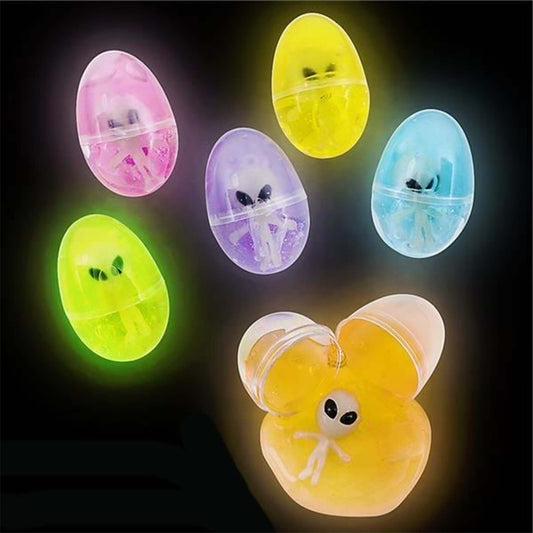 Wholesale Glow in the Dark Alien Putty- Assorted