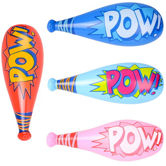 Pow Baseball Inflatable Bat In Bulk- Assorted