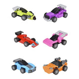 Building Block Pull Back Race Car Toys In Bulk