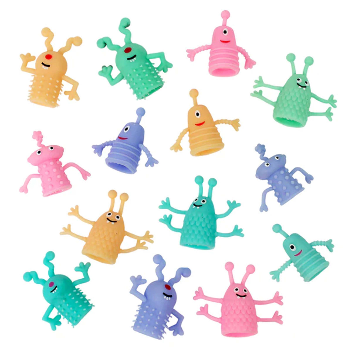 Alien Finger Puppets For Kids In Bulk-Assorted