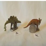 Wholesale Pewter Dinosaur Figures Exquisite and High-Quality Collectibles (Sold by the dozen or piece)