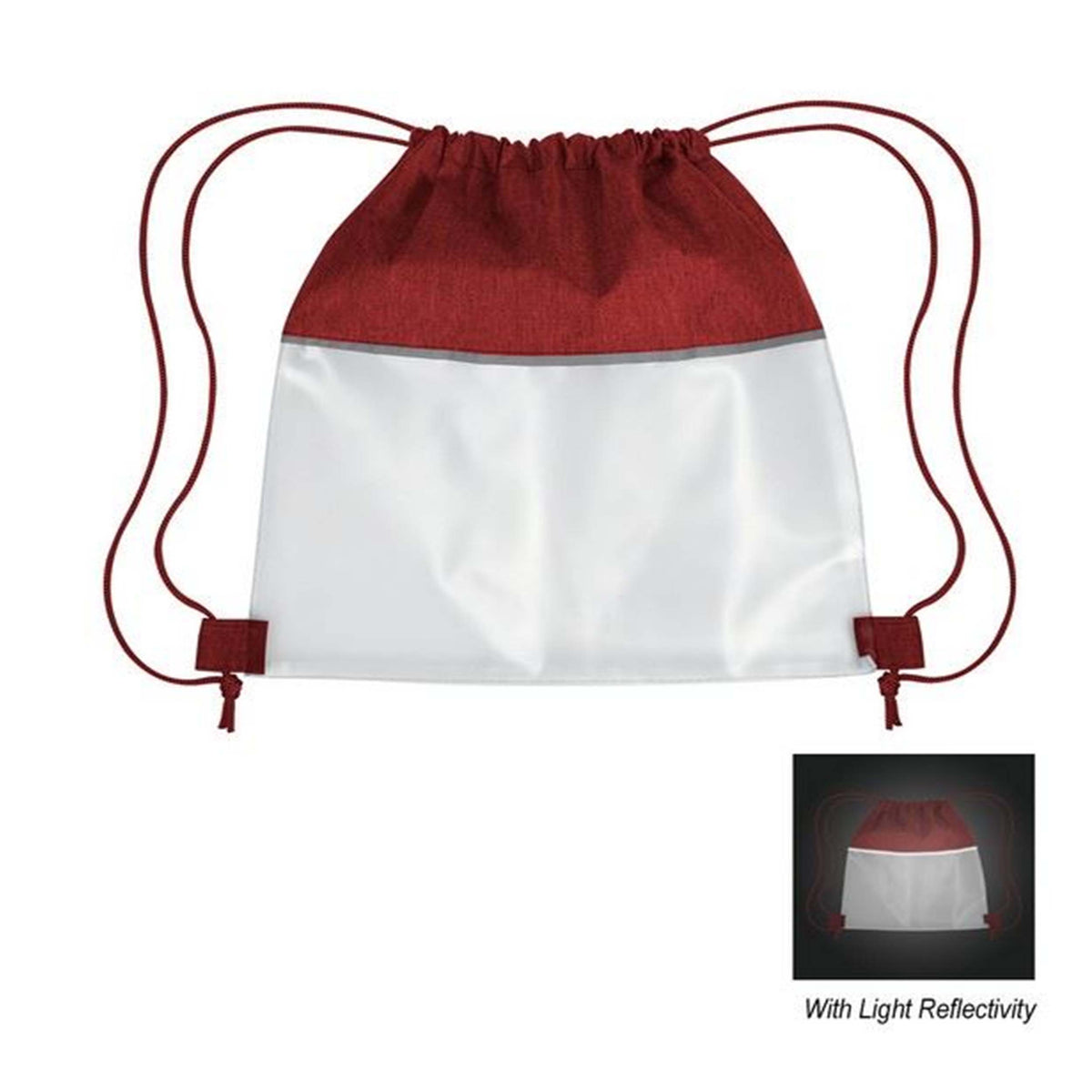 Reflective Drawstring Bag In Bulk- Assorted