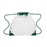 Small Clear Drawstring Backpack In Bulk- Assorted- Sold By Case Of 100 Pcs