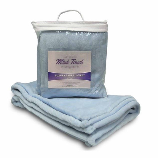 Mink Touch Baby Blanket In Bulk- Assorted