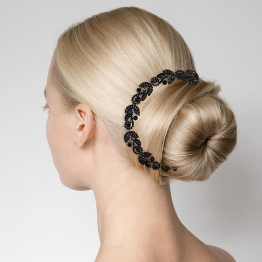 Teardrop Stone  Bun Wrap Headpiece (Sold by 6 Pcs= $ 74.99)