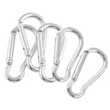 Bulk 4-Inch Aluminum Snap Hook - Silver