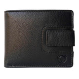 Black Color Blocking Leather Ultra Strong Stitching Wallet With 10 Credit Card Slots I 2 Currency Compartments I 1 Coin Pocket