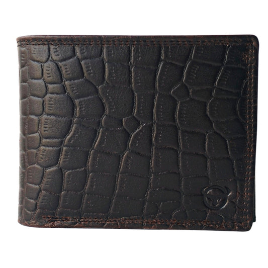 Stylish & Exotic Reptilian Pattern Genuine Leather Wallet For Men's