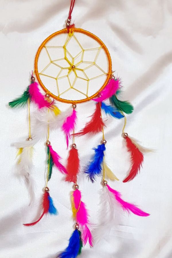 Multi Dream Catcher Wall Hanging Attract Positive Dreams & Positive Thinking Decorative Showpiece