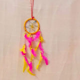 Orange & Blue Dreamcatcher Ring: Fengshui Decorative Showpiece for Goodluck