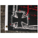 Premium Quality Iron Skull 3 x 5 Flag - Bold and Edgy Decor (Sold By Piece)