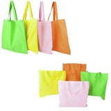 Neon Fabric Tote Bag In Bulk- Assorted